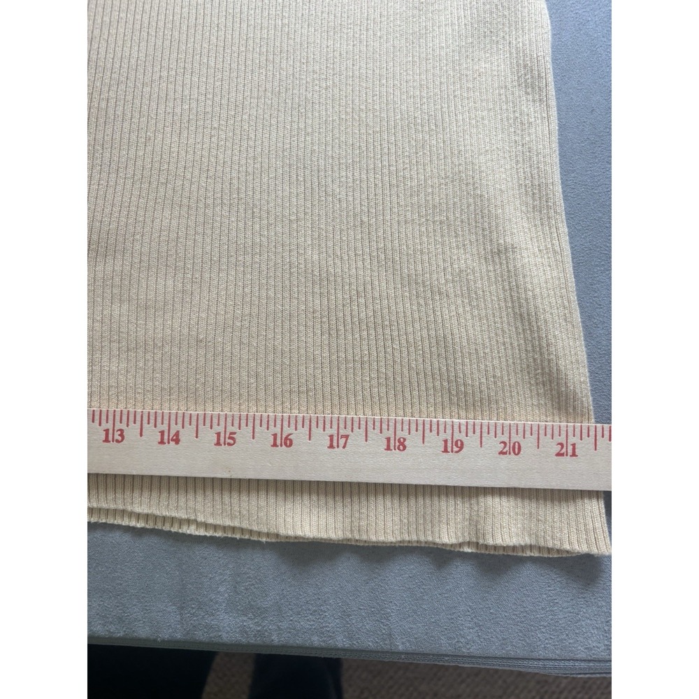 VTG 90s Lauren Ralph Lauren Womens Ribbed Boatneck Sweater 2XL Neutral Cotton - Picture 11 of 12
